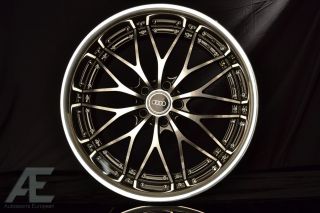 19 RW1 Black Chrome Lip Audi w Tires