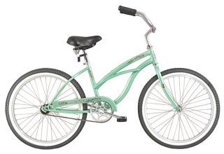 24 Beach Cruiser Bicycle Bike Lady Pantera Mint Green