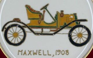 Fondeville Ambassador Ware England Plate Maxwell Car