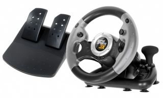 Race Controller Steering Wheel Compatible with PS3 Xbox 360 PC