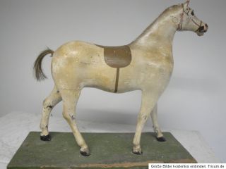 Antique Rocking Horse 1850 Biedermeier Wood RARE Cheval Manege