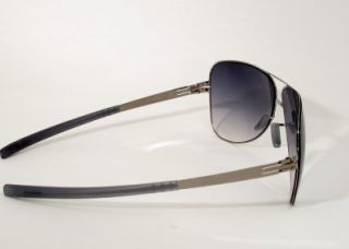 IC Berlin Zain Sunglasses in Black Silver 100 New and Authentic