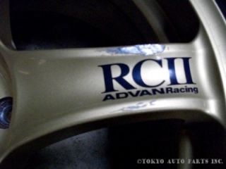 JDM Rcii Advan Racing Rim and Tire ★★★