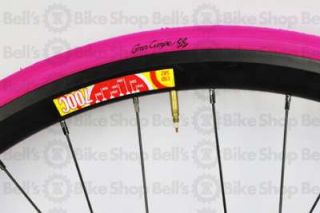 Dia Compe Gran SS Tire 700x23 Pink Track Fixed Road New