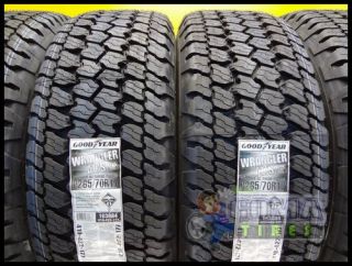 New Tires Goodyear 265 70 17 Free M B Wrangler at s