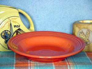 Persimmon Fiesta® 9 Rim Soup Small Pasta Bowl 451 Liquidation Sale