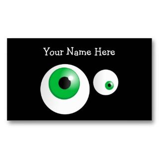 of a pair of funny cute cartoon green eyes staring out against