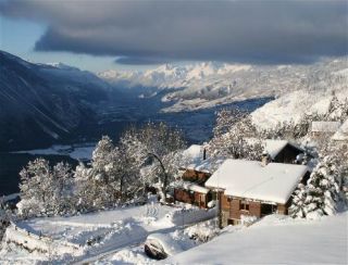 idyllisches Ferienhaus im Wallis Schweiz Chalet Majema