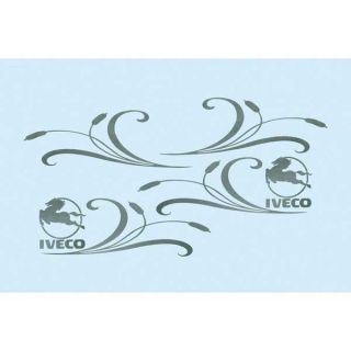 LKW Dekor Dekorstreifen Scheibendekor Iveco