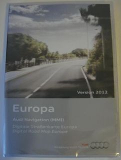 Audi MMI 2G High 2012 Navigations DVD Europa Navi Software