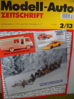 Modell Auto Zeitschrift MAZ 2/2013 Februar 2013