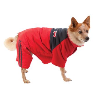 Dog Top Paw™ Red Snow Suit