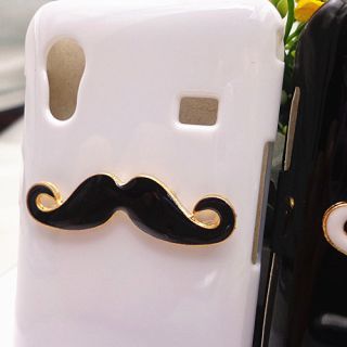 RM 2Pcs 3D HOT Chaplin Mustache Case Glossy Cover For Samsung Galaxy