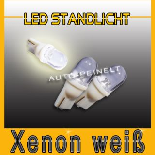 LED Standlicht T10 5w5 Xenon Weiss 2 St VW Polo 6N2 9N