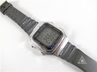 CASIO WR A178W Chronograph Alarm Dual Time Watch Mens Works