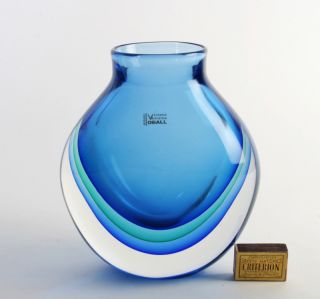 LUIGI ONESTO Oball Multi Sommerso Vase Murano Glas FIRST CHOICE