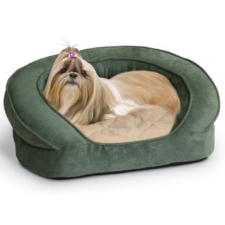 K&H Pet Products Deluxe Ortho Bolster Sleeper   Green