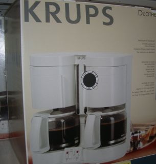 Krups Duothek Kaffeemaschine Teemaschiene F 46471 weiss