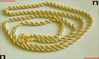 Neuware 333 echt Goldkette im Stilvollem Kordel Design 8 Karat