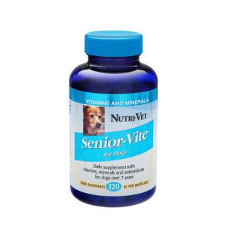 Nutri Vet Senior Vitality Vitamins for Dogs   Health & Wellness   Dog