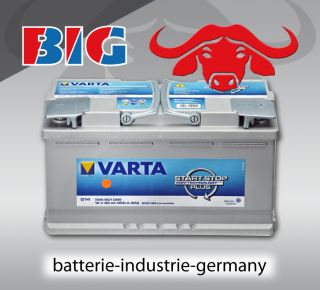 VARTA Start Stop Plus AGM Autobatterie G14 12V 95Ah 850A/EN *NEU