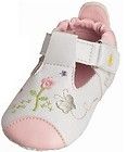 Baby Leder Slipper weiß Babyschuhe Playshoes Größe 16 17 18 19 20