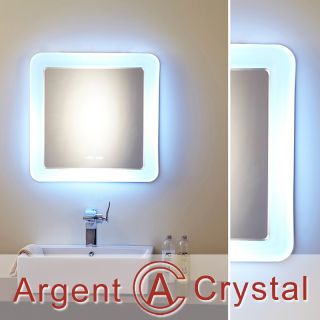 leuchtspiegel 55x55 cm Badspiegel beleuchtet Spiegel mit Beleuchtung