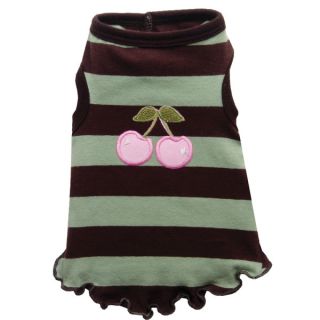 Hip Doggie Cherry Mocha Mint Tank Top for Dogs   Clothing & Accessories   Dog