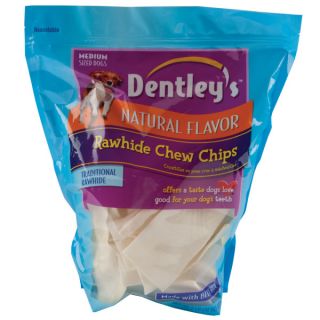 Dentley's Traditional Rawhide Chew Chips   Sale   Dog