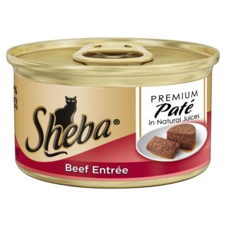Sheba Premium Pat Beef Entre Cat Food   Sale   Cat