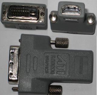 HDMI Adapter 3 Stk DVID DVI I 18 +1 pol NEU OVP DVI 18pol