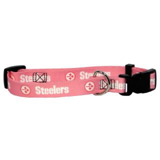 Pittsburgh Steelers Pink Pet Collar   Team Shop   Dog