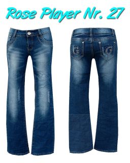 ROSE PLAYER°JEANS° W27 Gr. 34 °TOP °JEANS Nr.27