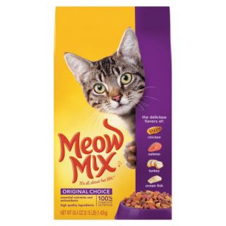 Meow Mix brand CAT FOOD Original Choice   Cat