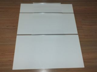 04 Ikea Faktum Rationell Abstrakt Schubladenfront 3 x hochglanz weiss