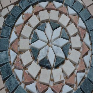 Naturstein Marmor Fliese Antikmarmor Mosaik Rosone Marmo B Rosonen