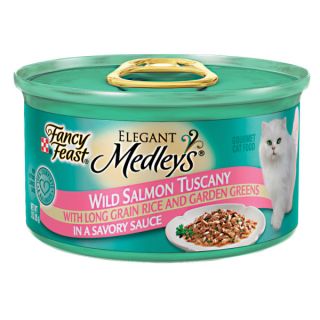 Fancy Feast Elegant Medleys Wild Salmon Tuscany Cat Food   Food   Cat