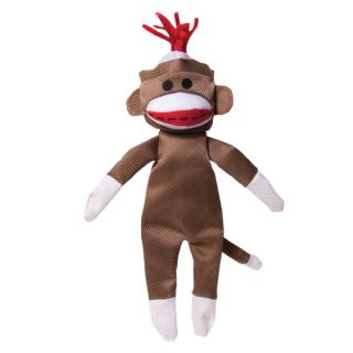 JW Crackle Heads™ Canvas Monkey Dog Toy