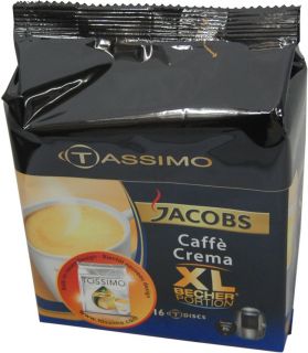 47EUR/100g) Tassimo Caffe Crema XL 144g
