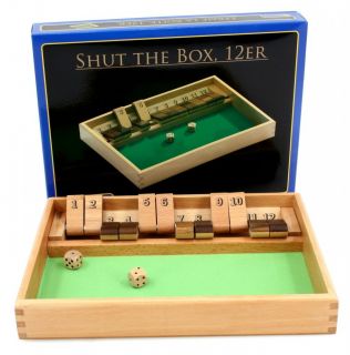 SHUT THE BOX   das legendäre Würfelspiel, 12 er Variante 1  12