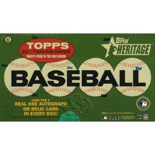 2011 Topps Heritage Baseball Hobby Box MLB Sport