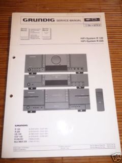 Service Manual Grundig R 120,R 220 HiFi System,ORIGINAL