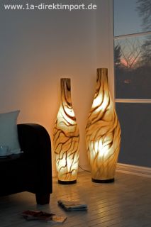 Exklusive Fiberglas Design Stehlampe, Stehleuchten modern, Ambiente