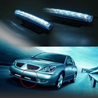 NEU 2 x weiss 8 LED Auto Scheinwerfer Tagfahrlicht 12V PKW Lampe
