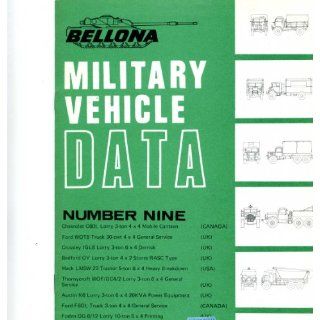 Military Vehicle Data Number 9 Nine   Bellona Conniford