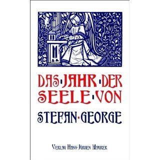 Das Jahr der Seele Stefan George Bücher