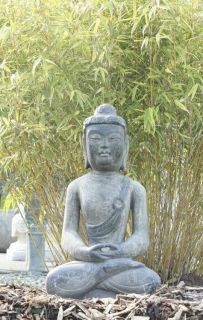 Original Amitabha Buddha Statue Stein Tibet Figur Garten Japangarten