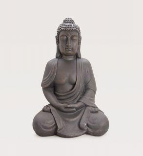 0911) Deko Asien BUDDHA Figur Statue Skulptur FENG SHUI sitzend