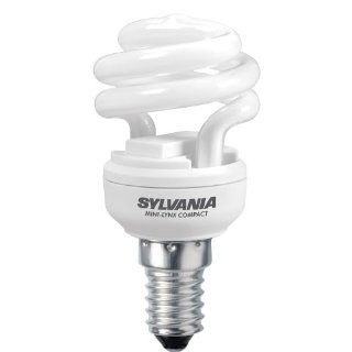 Sylvania Energiesparlampe Spirale 12 W (60 W) E14 Schraubfassung, 6