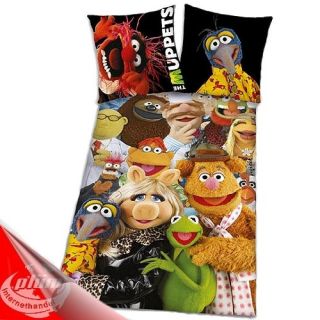 The Muppets MUPPET SHOW Miss Piggy Kermit Mikrofaser Bettwäsche 135 x